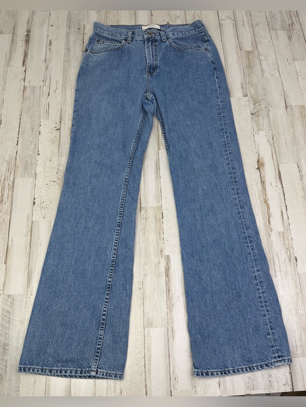 Vintage 02 GAP Women’s Flare Classic Jeans 6R (28x32) Blue Medium Wash Denim